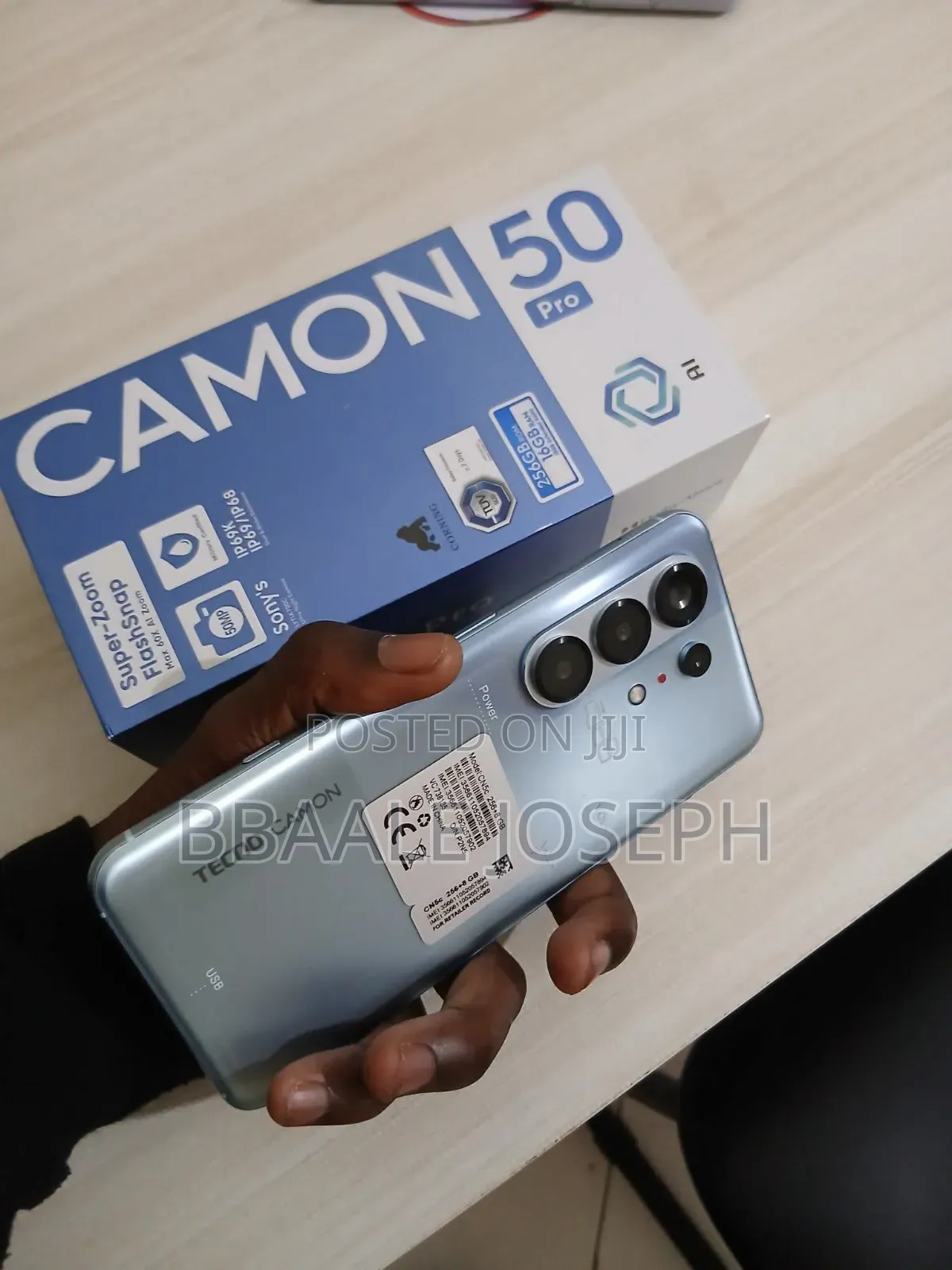 New Tecno Camon 50 Pro 256 GB Gray