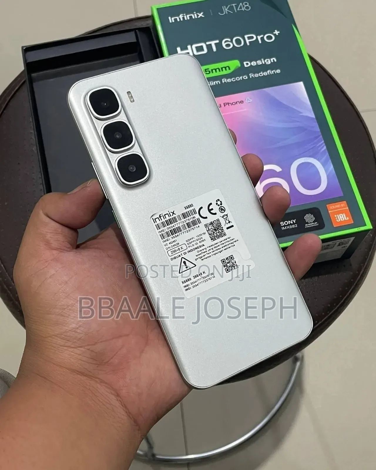New Infinix Hot 60 Pro+ 256 GB Silver