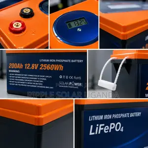 200Ah LiFePO4 Lithium Battery 2560Wh Solar Backup Battery 12V