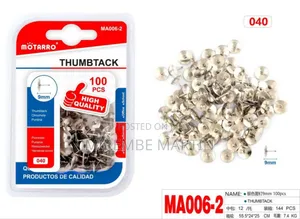 Thumb Tack, Flat Push Pins, Silver Thumb Tacks, 100Pcs, Push Pins