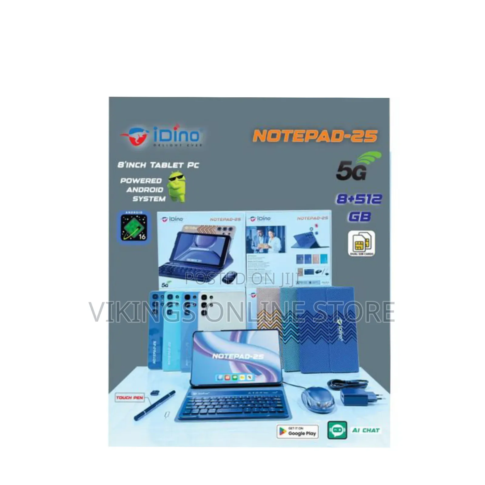 New Idino Notepad-25 8 GB