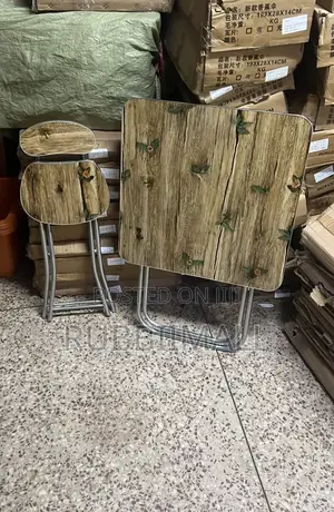 Foldable Reading Table and Chair Set