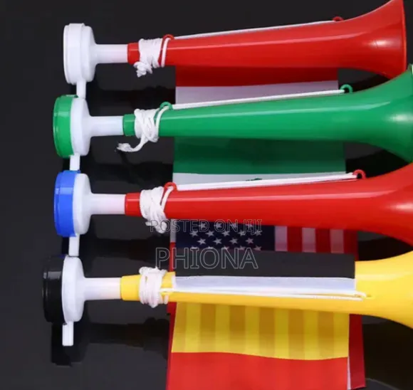 Plastic Trumpets a Pair