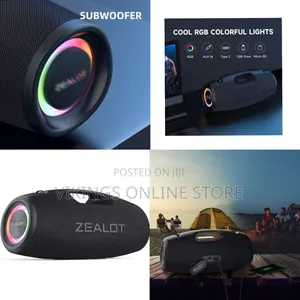 Zealot Portable Rechargable Bluetooth Speakers, S78 120W Speakers IP67
