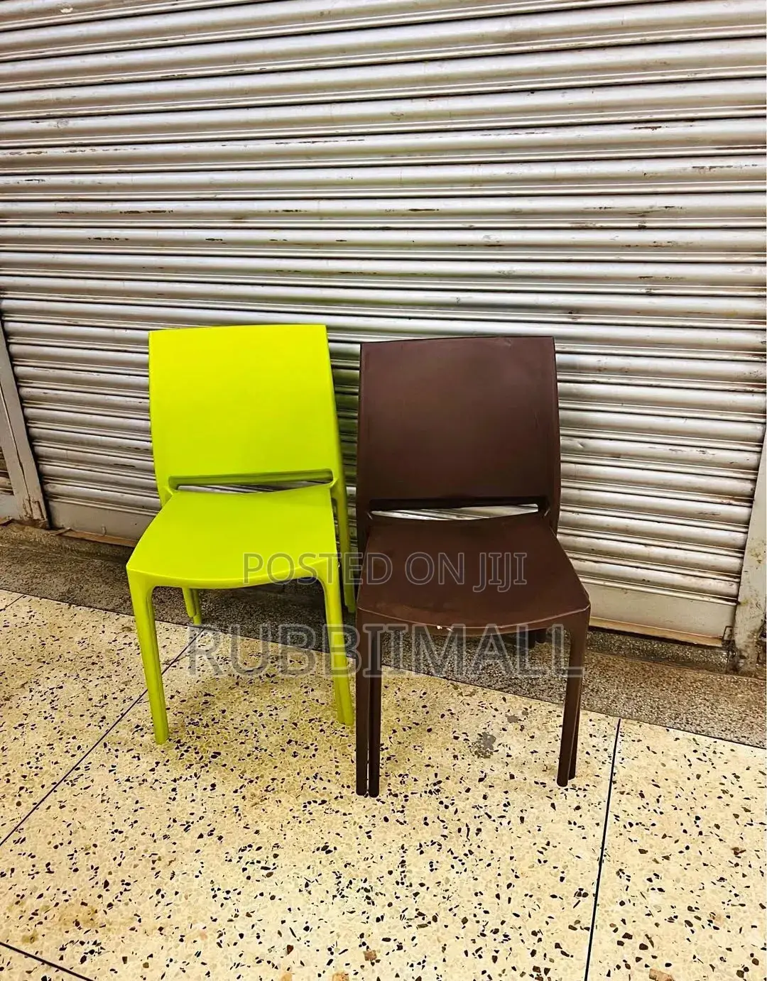 Portable Armless Plastic Chair 1pc