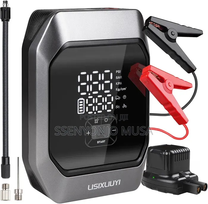 Powerology InflateBoost Jump Starter Air Compressor 10000mAh 160 PSI