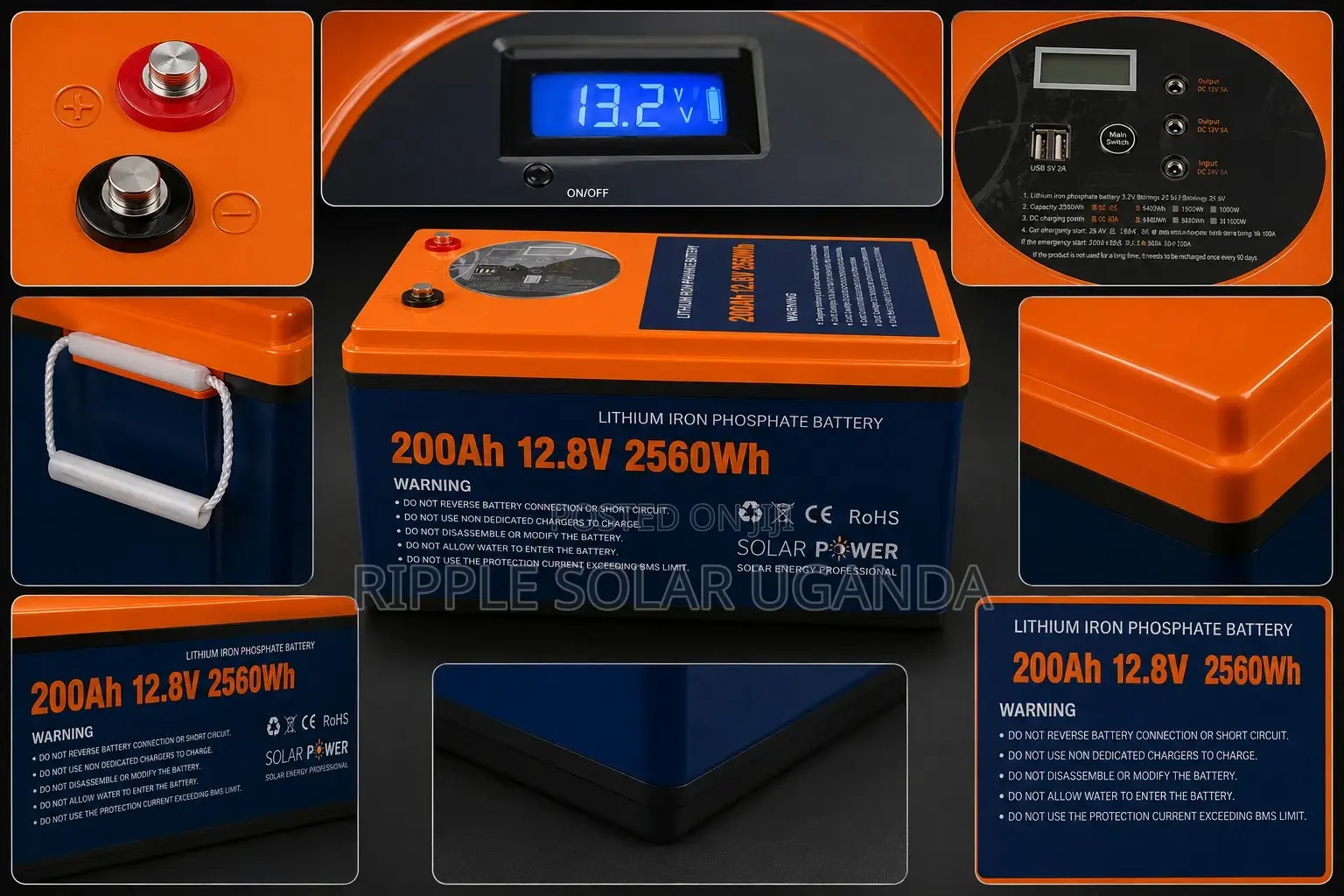 24v 200Ah Lithium Battery 5kWh Solar Backup Battery