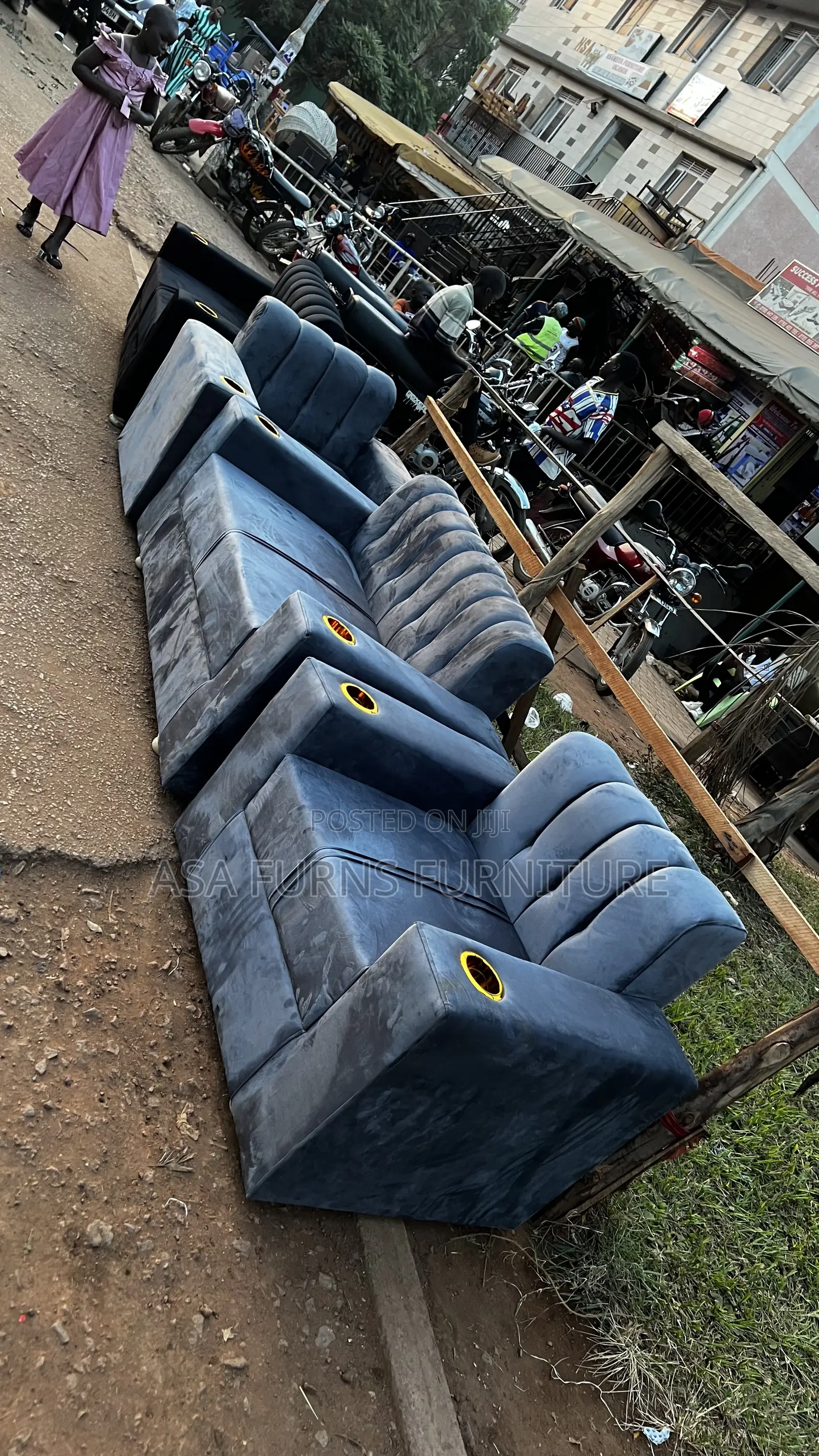 1:2:1 Gray Sofa Set