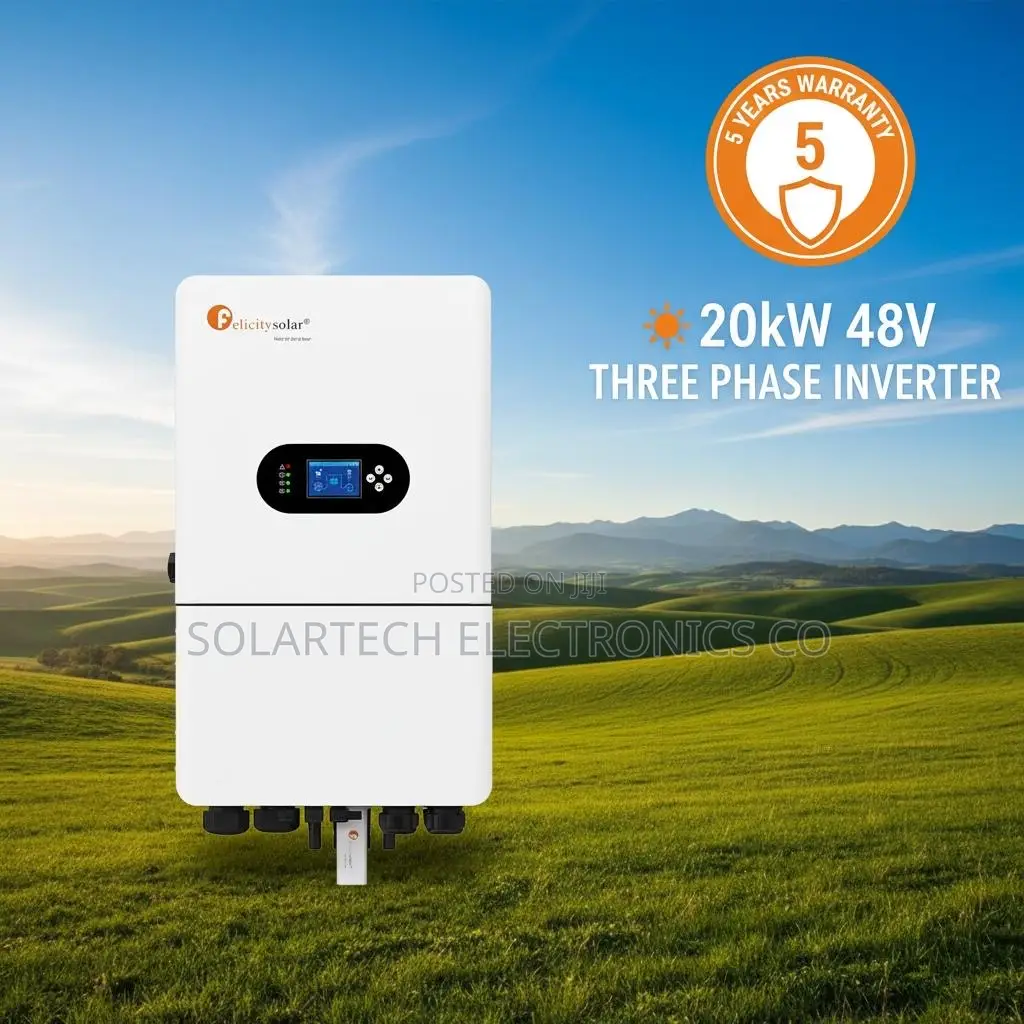 Felicity 20kW 3 Phase Hybrid Solar Inverter With Dual MPPT