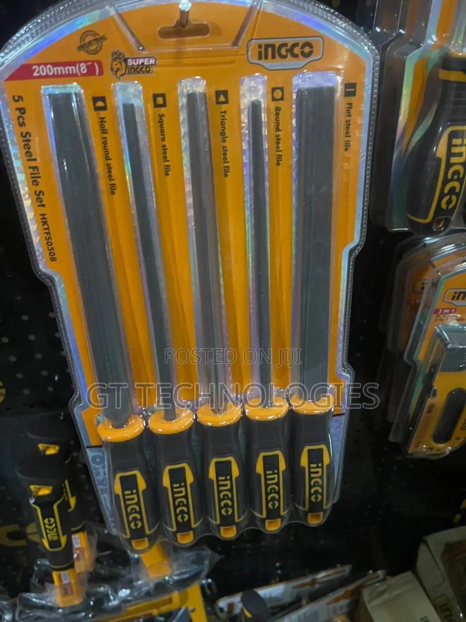 INGCO 5Pcs Steel File Set