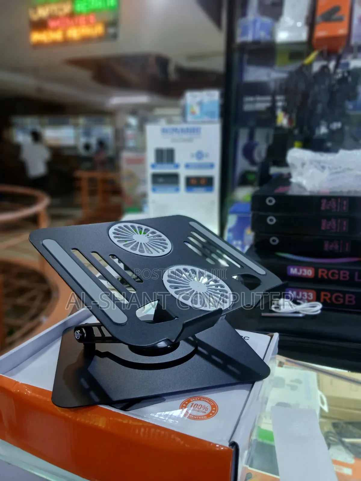Laptop Stand With Cooling Fan