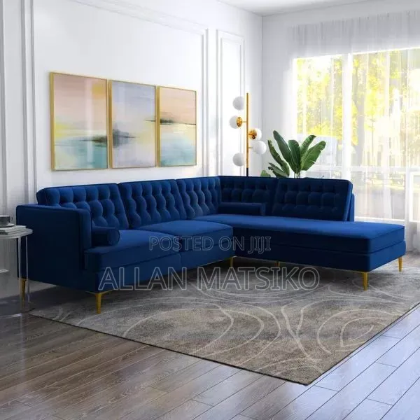 Six Seater L Shaped Sofa Set