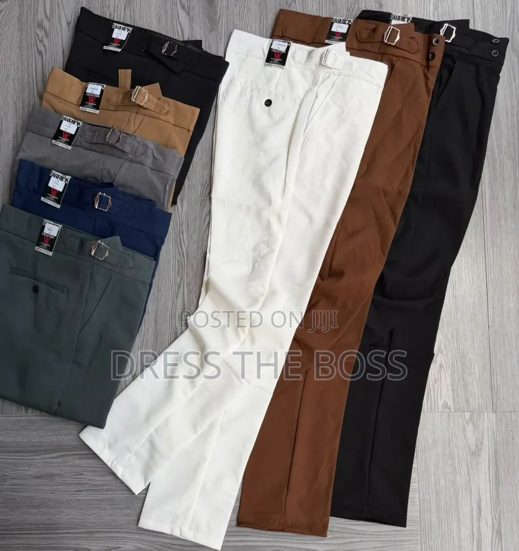 Beltless Pants Available in All Colours,from Size (30-38), Restocked.