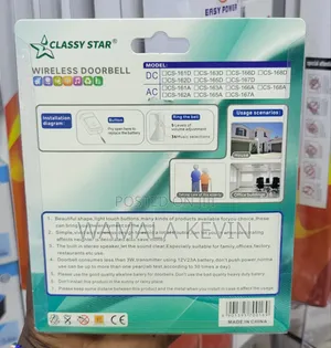 Classy Star Wireless Doorbell Kit