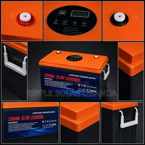250Ah LiFePO4 Lithium Battery 3200Wh Solar Backup Battery 12V