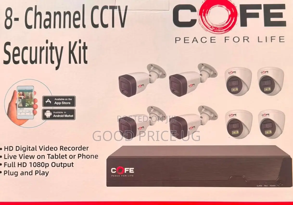 COFE Brand 8-Channel CCTV Security Ki