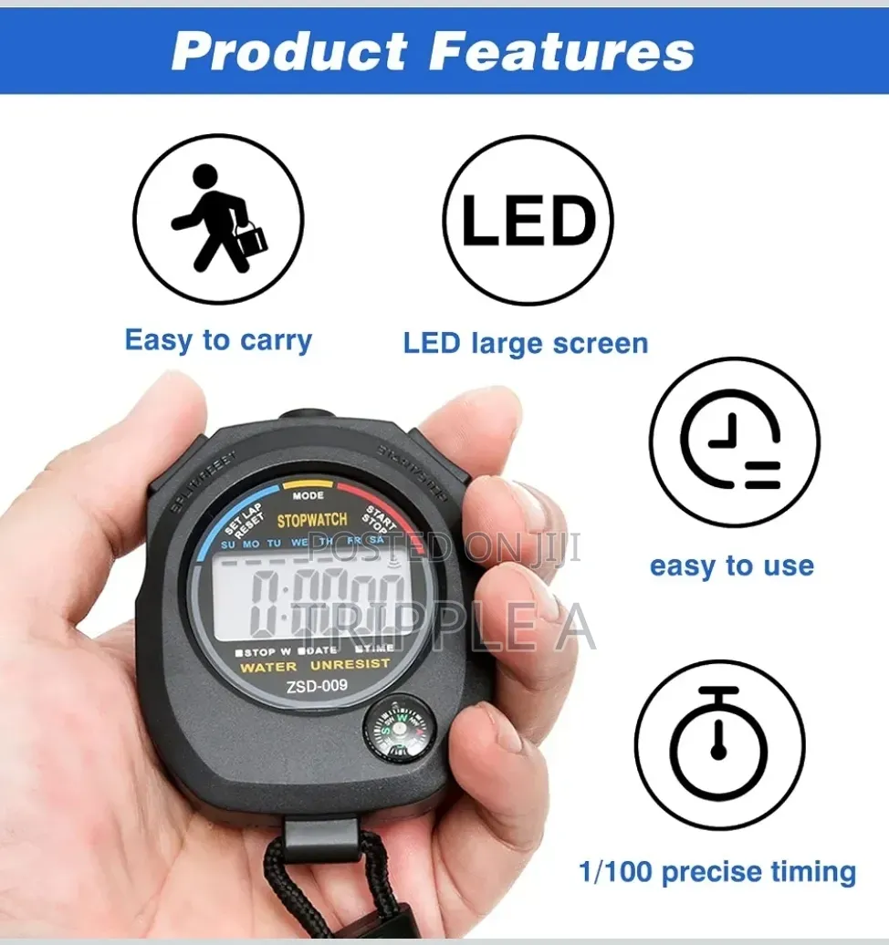 Professional Digital Sports Stopwatch