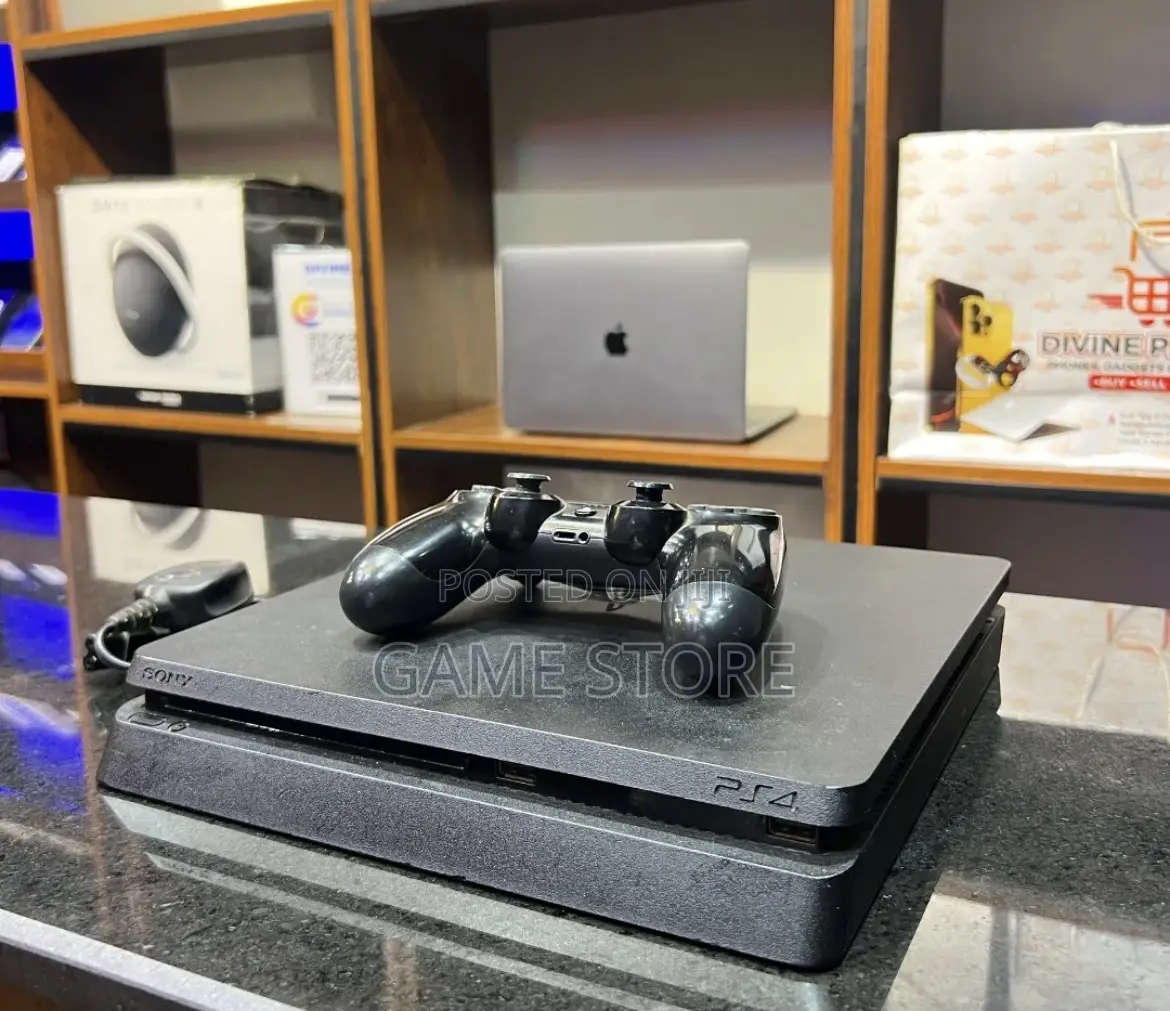 Chipped PS4 Slim 12 Best Games, 2 Pads, UGX, EM Plaza