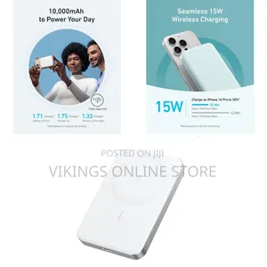 Anker MagGo Power Bank, Ultra-Slim 10,000mAh Magnetic Battery Pack