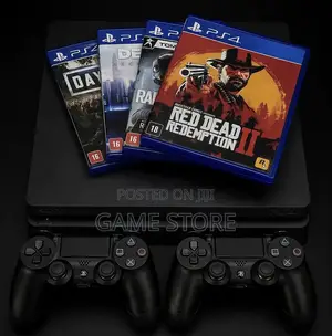 PS4 Slim Console, 12 Games, 2 Pads, UGX, Kampala Centre