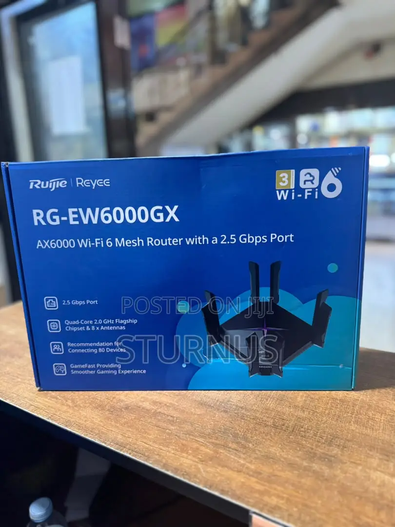 RG-EW6000GX 6000M Wi-Fi 6 Mesh Router With 2.5G Port
