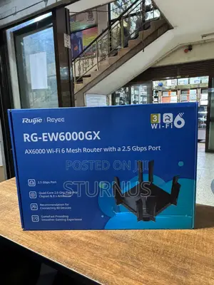 RG-EW6000GX 6000M Wi-Fi 6 Mesh Router With 2.5G Port