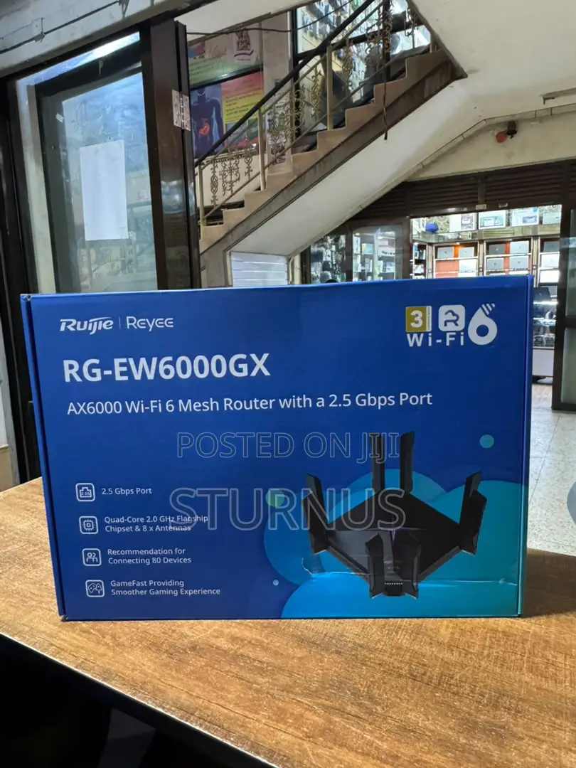 RG-EW6000GX 6000M Wi-Fi 6 Mesh Router With 2.5G Port