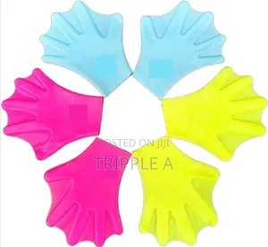 Silicone Webbed Swimming Gloves