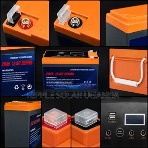 12V 20Ah LiFePO4 Lithium Battery 256Wh Solar Backup Battery