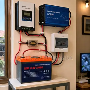 12V 20Ah LiFePO4 Lithium Battery 256Wh Solar Backup Battery