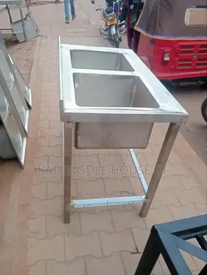Stainless Commercial Sink Double