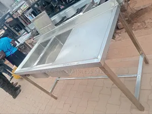 Stainless Commercial Sink Double
