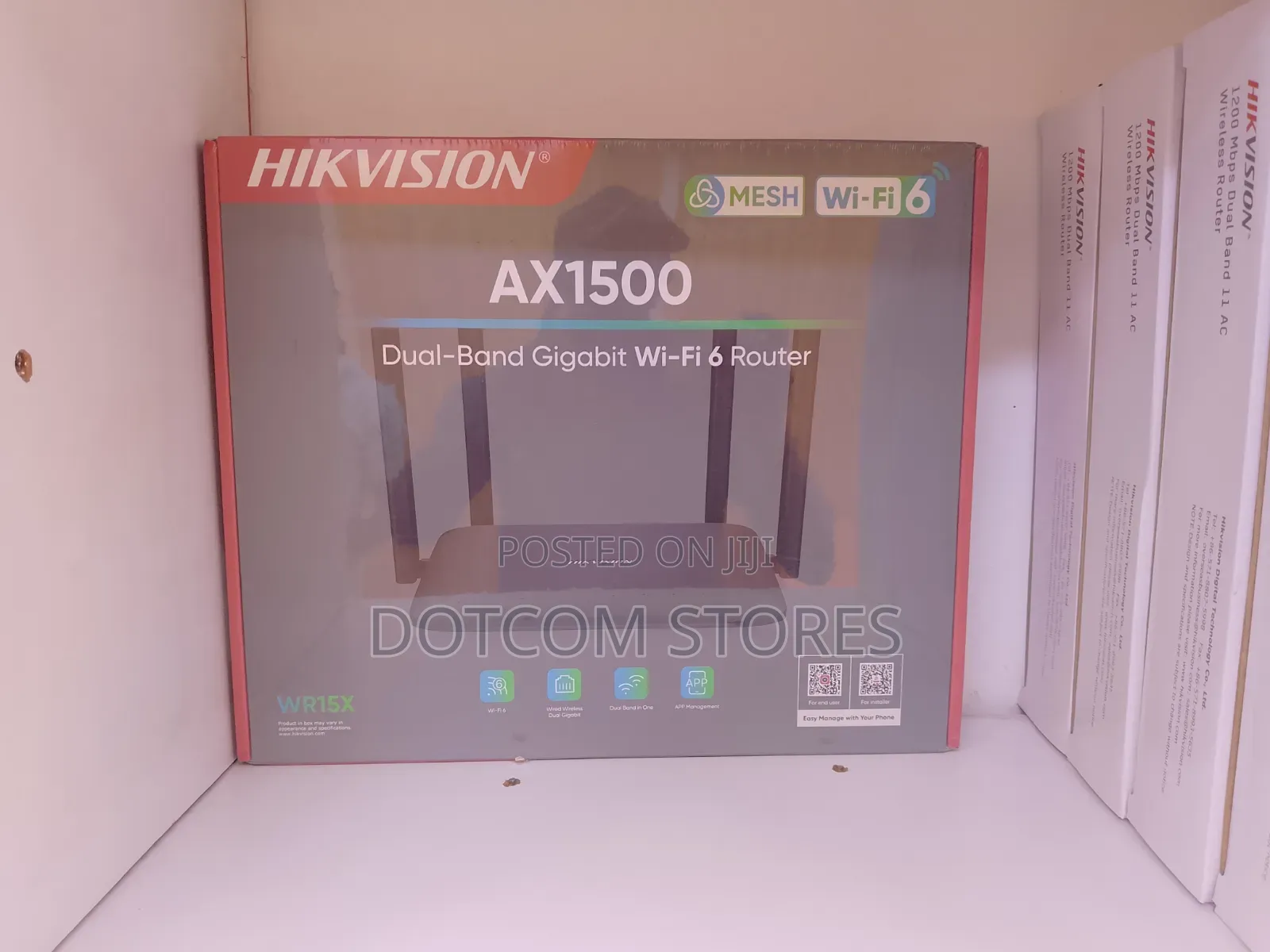 Hikvision Ax1500 Dual-Band Gigabit Wi-Fi 6 Router Wr15x