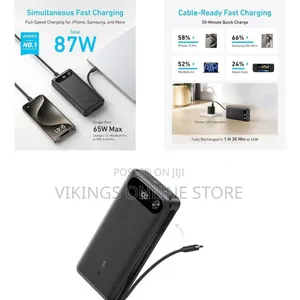 Anker Portable Charger, 20,000mAh PowerCore 326 2 Port Power Bank