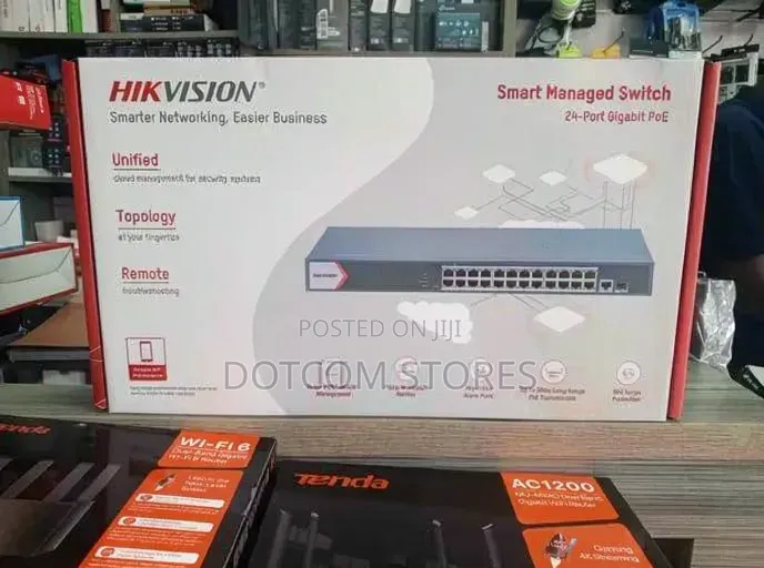 Hikvision 24 Port Gigabit Smart Managed Poe Switch Ds-3e1526p-Ei/M