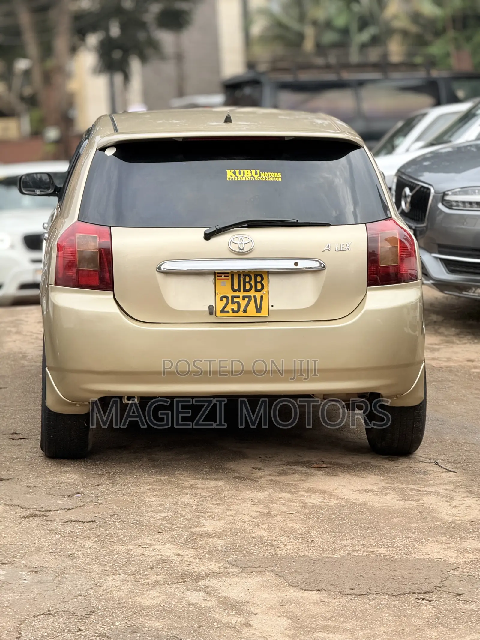 Toyota Allex 2006 Gold