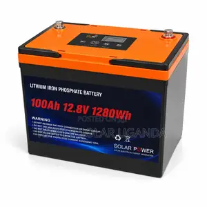 100Ah LiFePO4 Lithium Battery 1280Wh Solar Backup Battery 12V