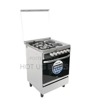 Saachi 2 Gas + 2 Electric Plate/Cooker With Electric Oven (60X60cm)