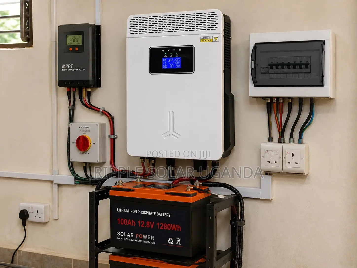 3200W Hybrid Solar Inverter Pure Sine Wave 24V MPPT