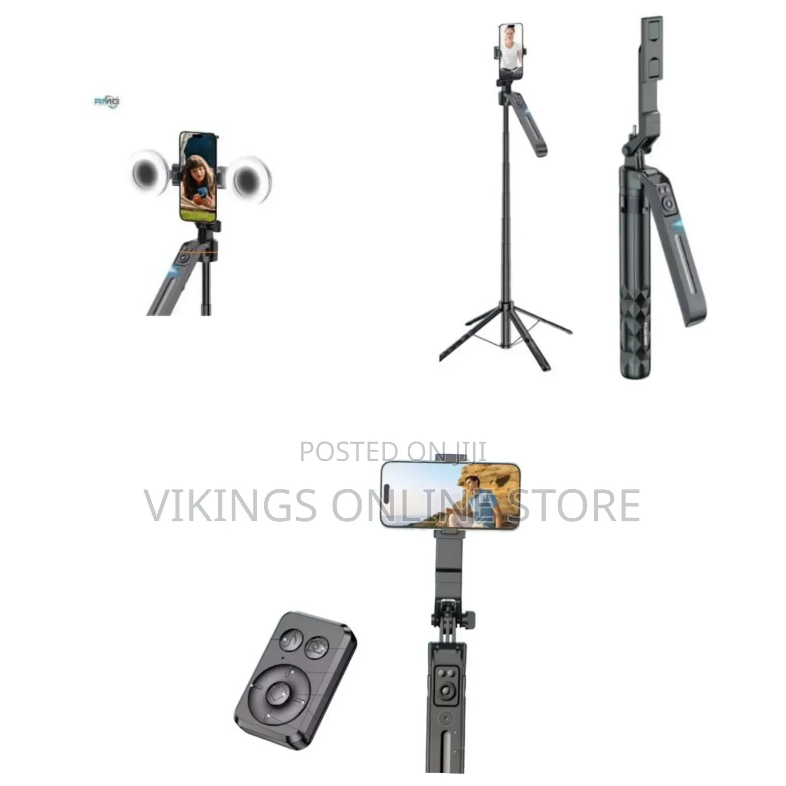 AI Intelligent 360 Auto Face Tracking Tripod 360° Rotation With Stand
