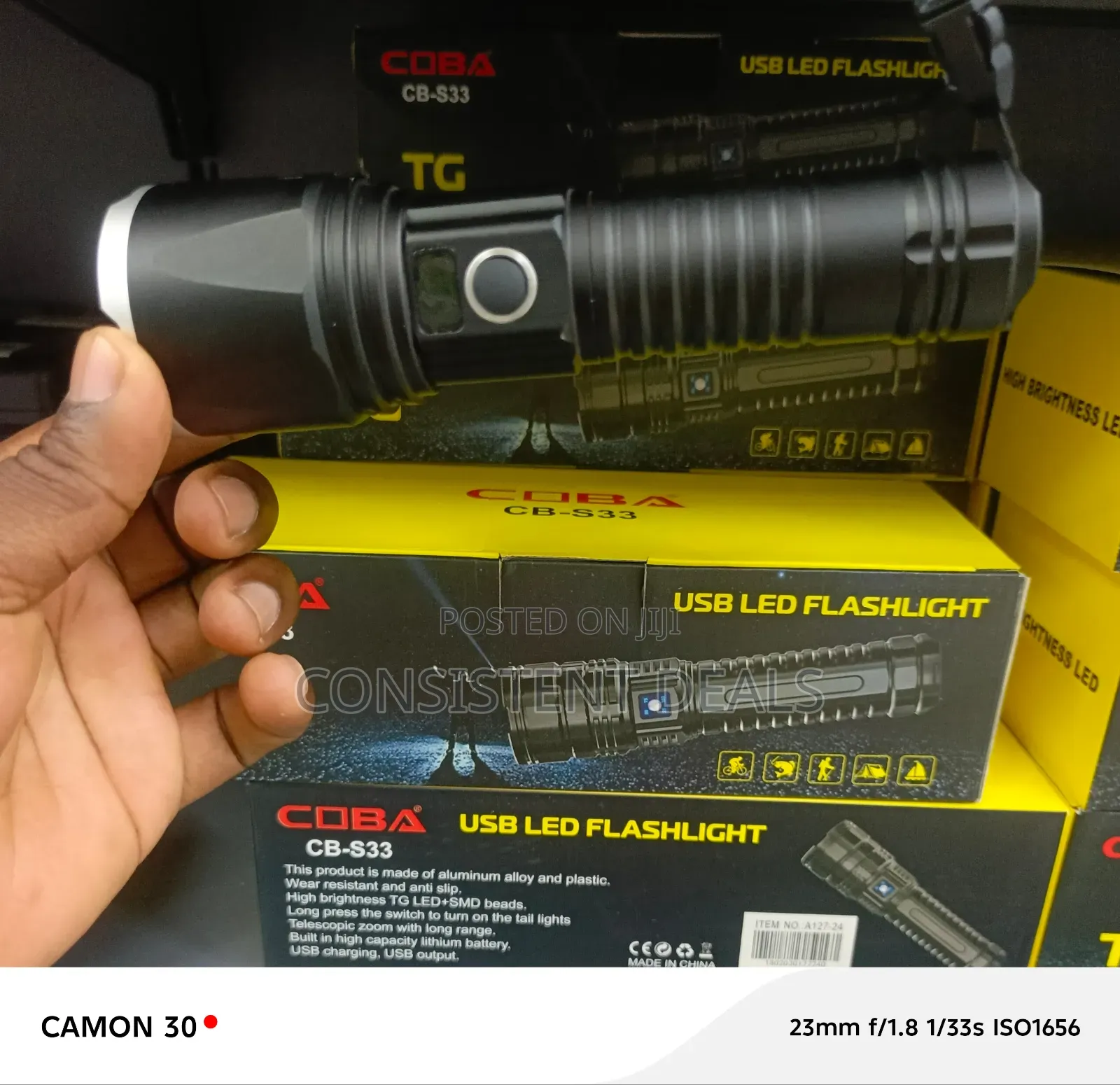 Rechargeable Flashlights 900000 High Lumens,