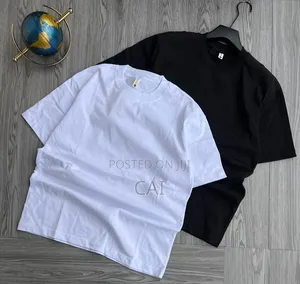 Cotton Unisex Black/White T-Shirts.