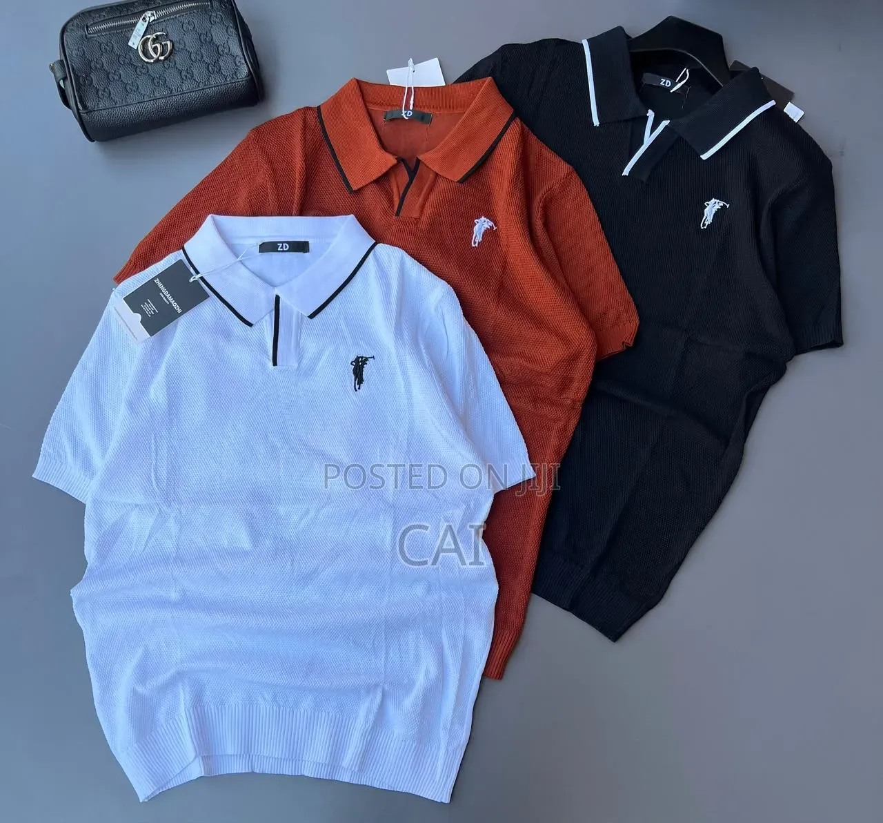 ZD Brand Knitted Polo Tshirts