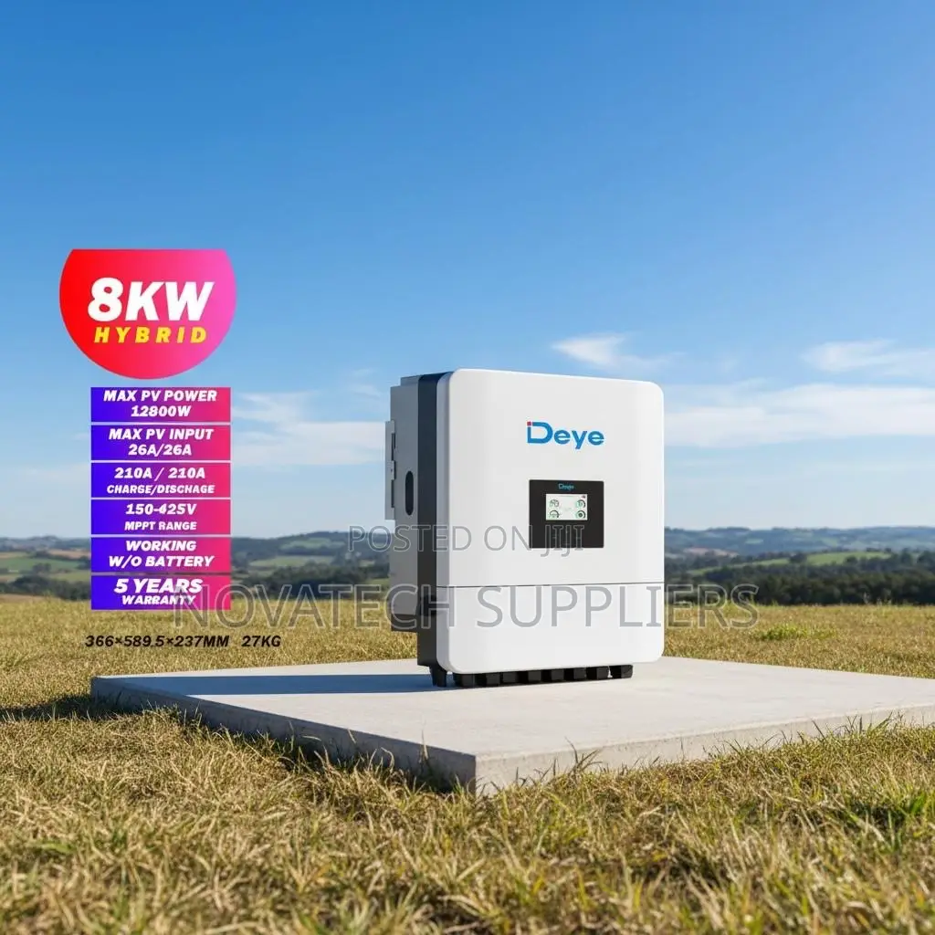 Advanced Deye 8kW Inverter With Dual MPPT and Smart Load Control