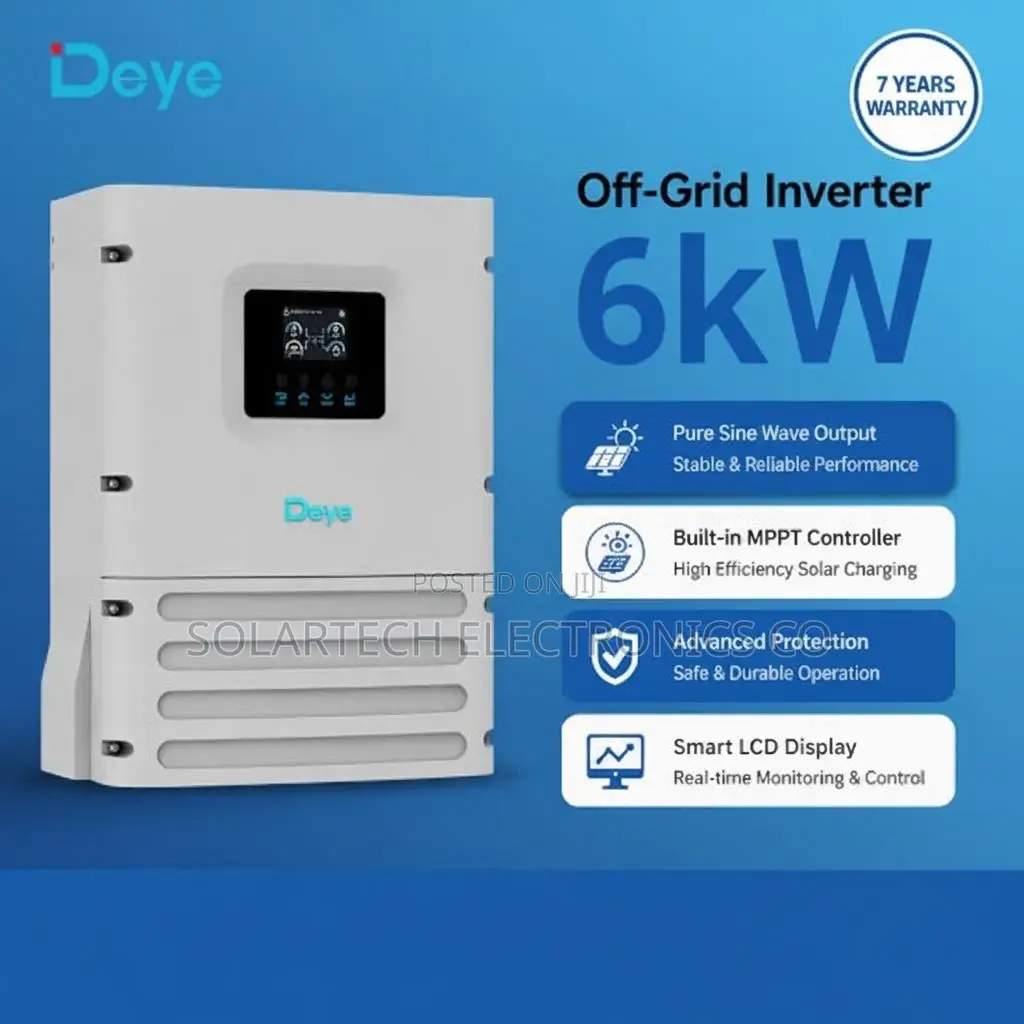 Deye SUN- Hybrid Inverter for 48V Battery Systems 6Kw and 6kva