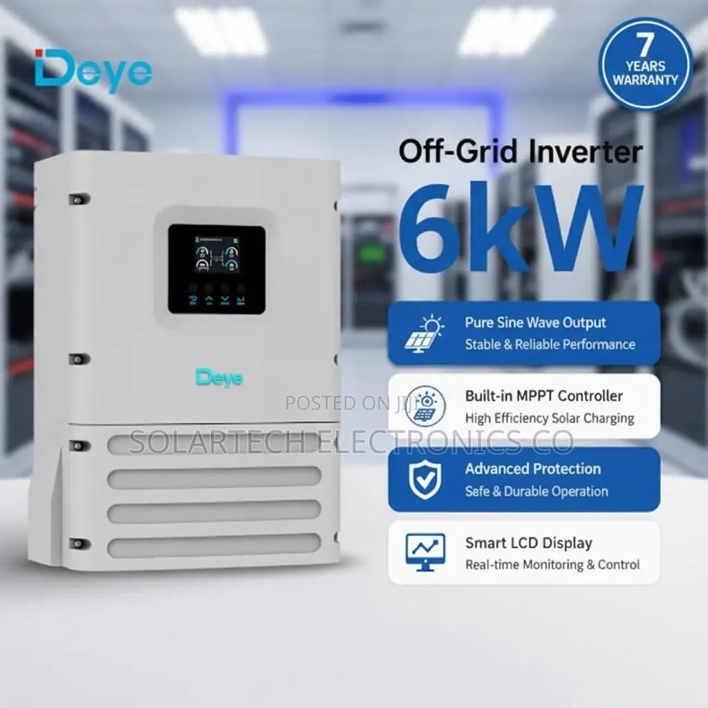 Deye SUN- Hybrid Inverter for 48V Battery Systems 6Kw and 6kva