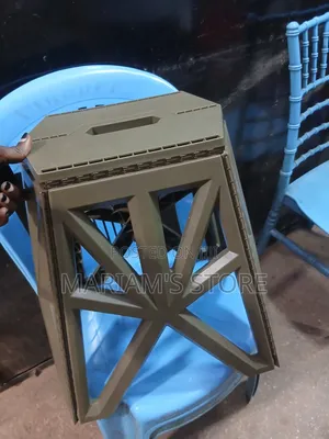 Portable, Foldable Camping Stool With a Structural Design