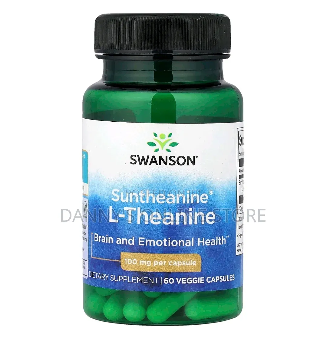 Suntheanine L-Theanine, 100mg, 60 Veggie Capsules