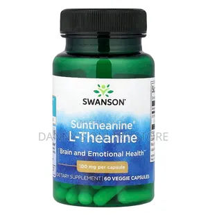 Suntheanine L-Theanine, 100mg, 60 Veggie Capsules