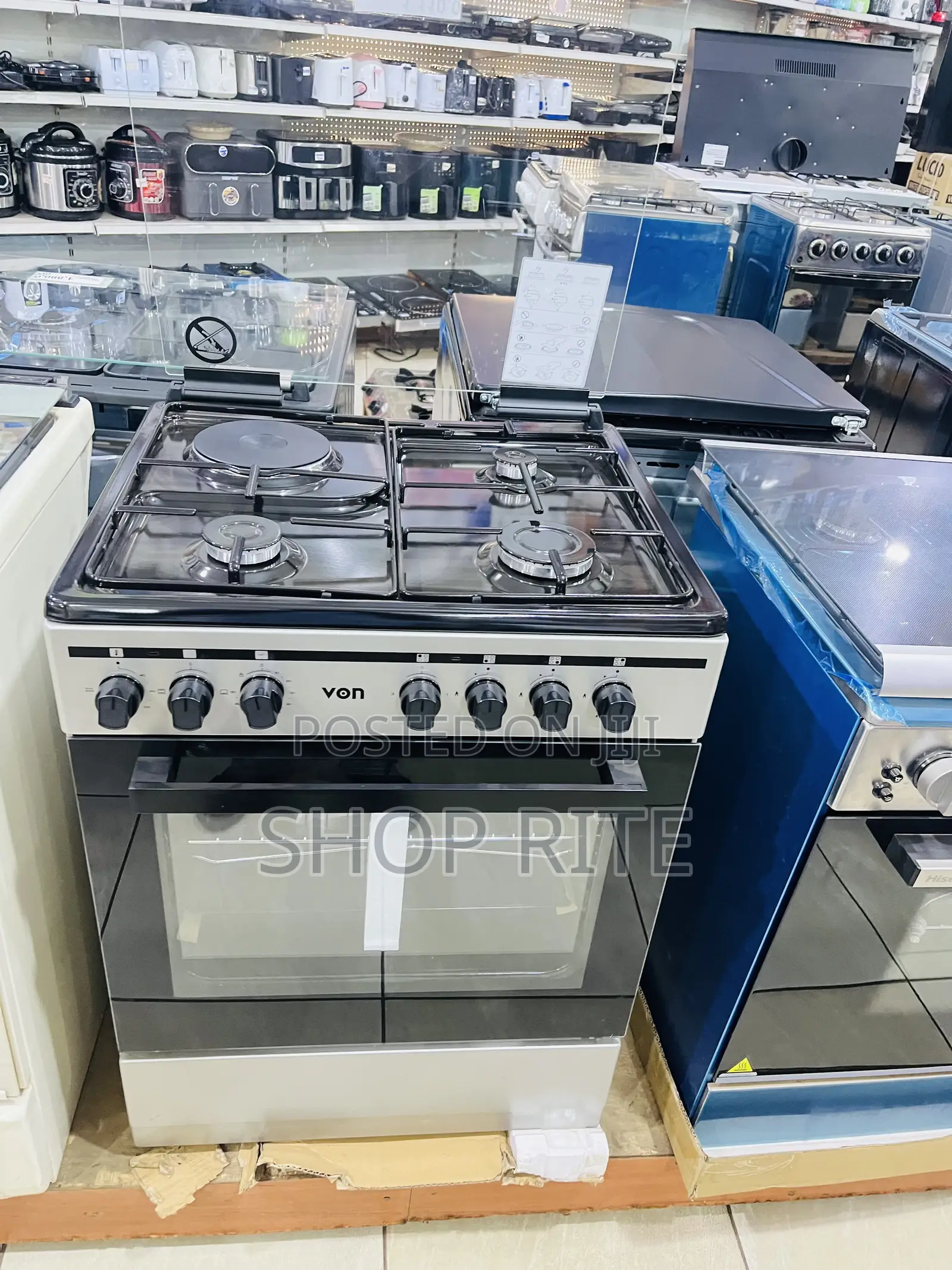 VON COOKER 3 Gas 1 Electric Orginal Cooker